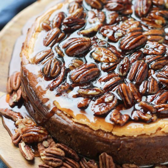Pecan Pie Cheesecake - Recipe photo by blackberrybabe