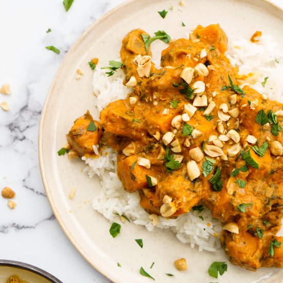 Sweet Potato and Peanut Stew - Recipe photo by whoneedssalad