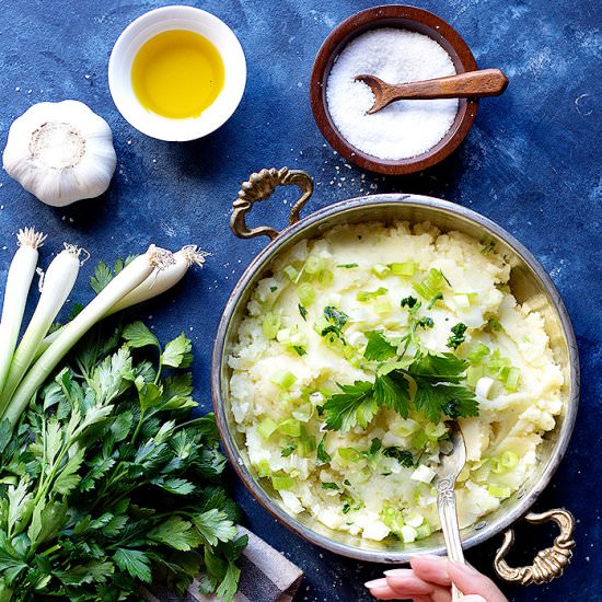 Skordalia Greek Potato and Garlic D - Recipe photo by unicorns in the kitchen
