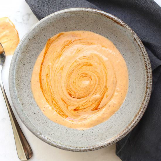 5 Minute Chipotle Aioli - Recipe photo by Zestedlemon