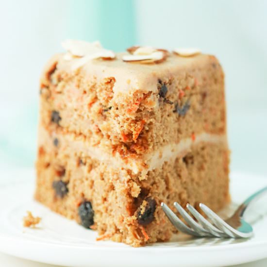 Healthy Carrot Cake Recipe - Recipe photo by dessertswithbenefits