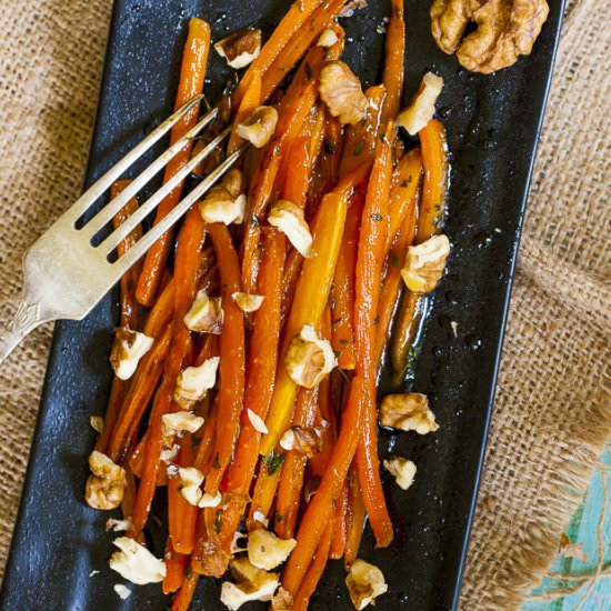 Sauteed Carrots in Maple Glaze - Recipe photo by MyPurePlants