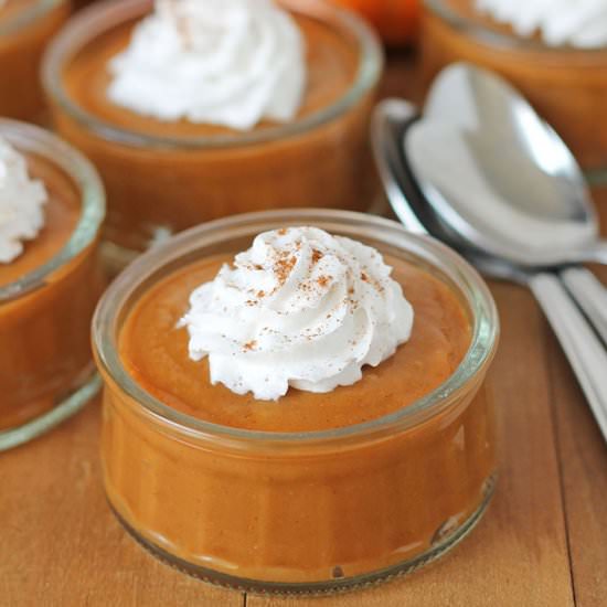 Vegan Pumpkin Pudding - Recipe photo by Delightful Adventures