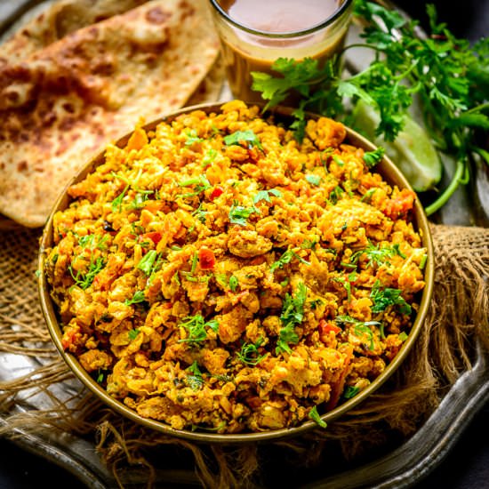 Egg Bhurji - Recipe photo by Whiskaffair
