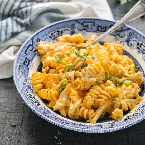Buffalo Chicken Casserole - Recipe photo by The Seasoned Mom