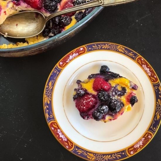 Red berries soufflé - Recipe photo by Italian Chips