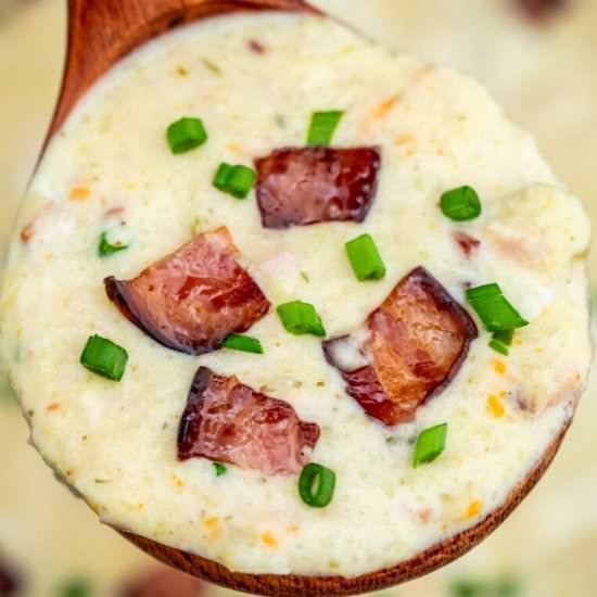 Slow Cooker Ham and Potato Soup - Recipe photo by peasandpeonies