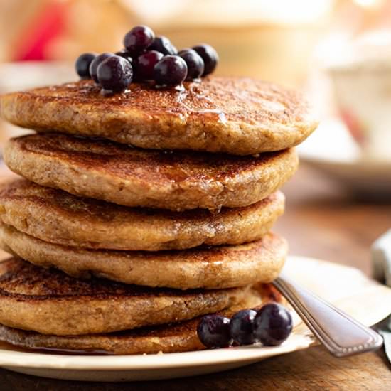 Oatmeal pancakes - Recipe photo by saboresdemihuerto
