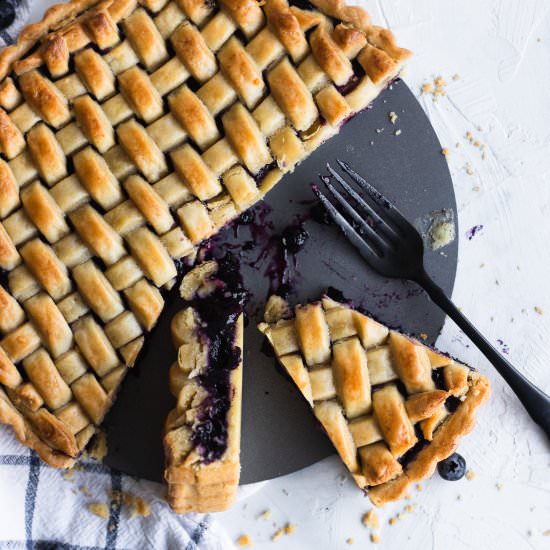 Blueberry Tart - Recipe photo by GoodThingsBakingCo