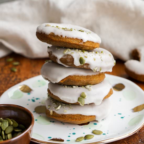 Pumpkin Spice Donuts - Recipe photo by whoneedssalad
