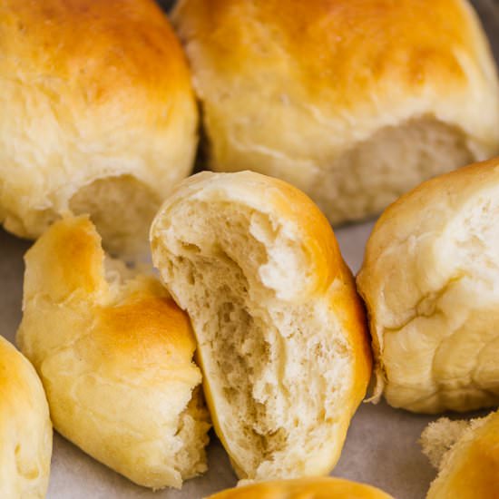 Soft Homemade Dinner Rolls - Recipe photo by giverecipe