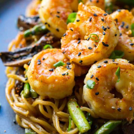 Shrimp Yakisoba - Recipe photo by Or Whatever You Do