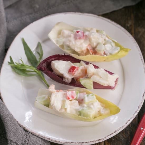 Lobster Salad in Endive Cups - Recipe photo by thatskinnychickcanbake