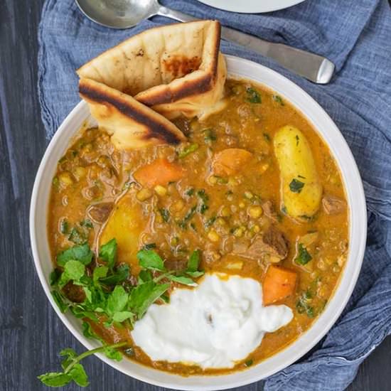 IP Spiced Beef Stew With Mung Beans - Recipe photo by Only Gluten Free Recipes