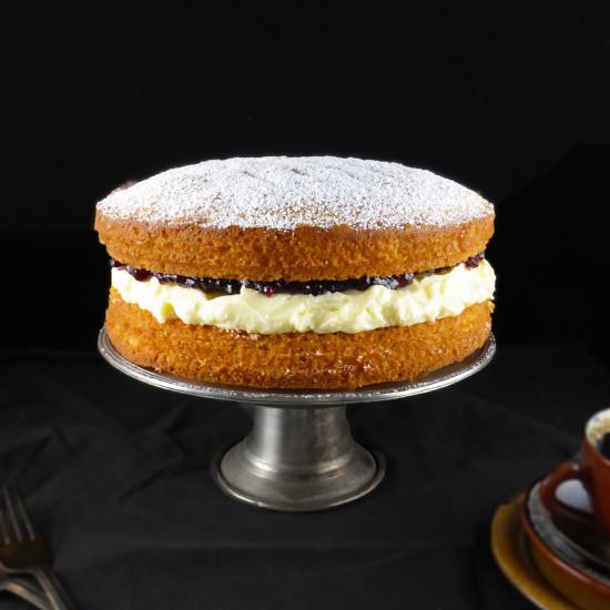 Spelt Victoria Sandwich - Recipe photo by thespeltkitchen