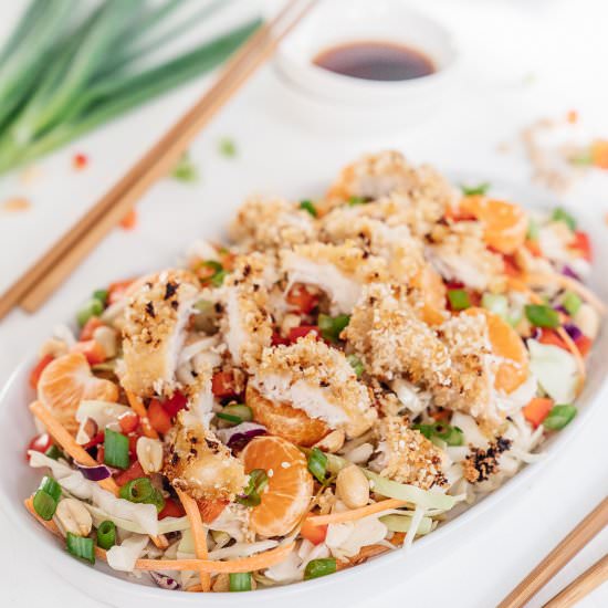 Crispy Sesame Chinese Chicken Salad - Recipe photo by JenElizabethsJournals