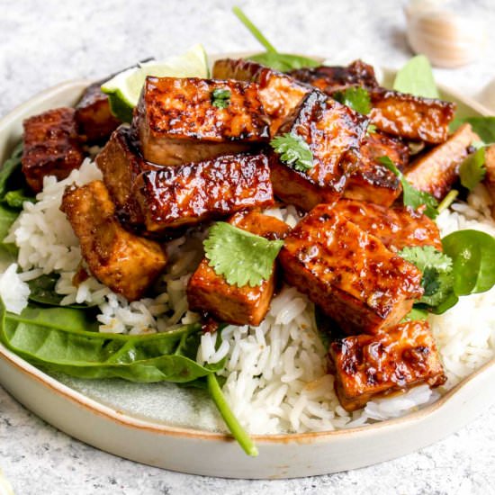 Umami Bomb Tofu - Recipe photo by Darn Good Veggies
