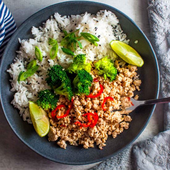 Thai Garlic Chicken with Chilli - Recipe photo by MySugarFreeKitchen