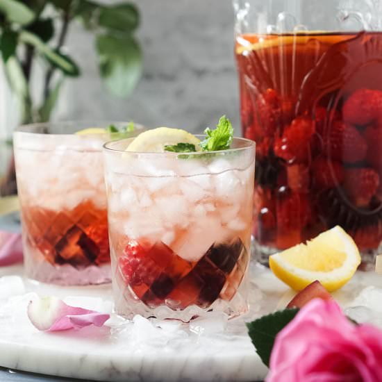 Rosé Sangria - Recipe photo by jzeats