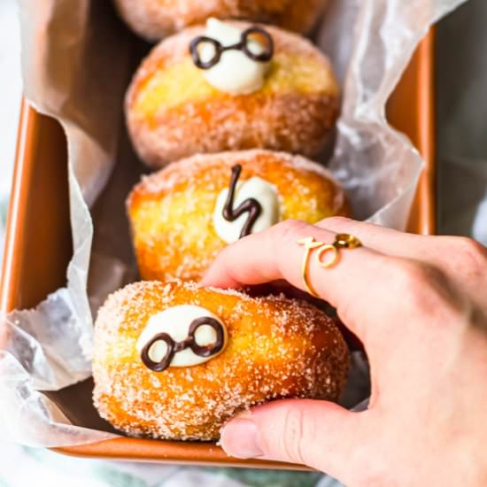 Pumpkin butterbeer doughnuts - Recipe photo by ltully