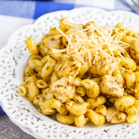Instant Pot Pesto Chicken Pasta - Recipe photo by pumpkinnspice
