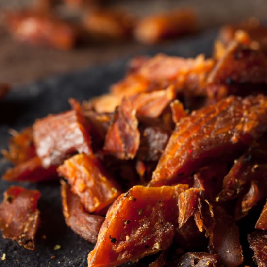 Smoked Salmon Jerky - Recipe photo by peasantsdaughter