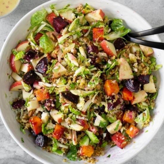 Fall Harvest Salad - Recipe photo by noshingwiththenolands