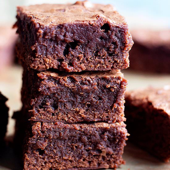 Easy Nutella Brownies - Recipe photo by unicorns in the kitchen