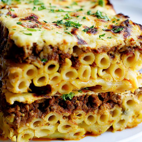 Easy Greek Pastitsio Recipe - Recipe photo by unicorns in the kitchen