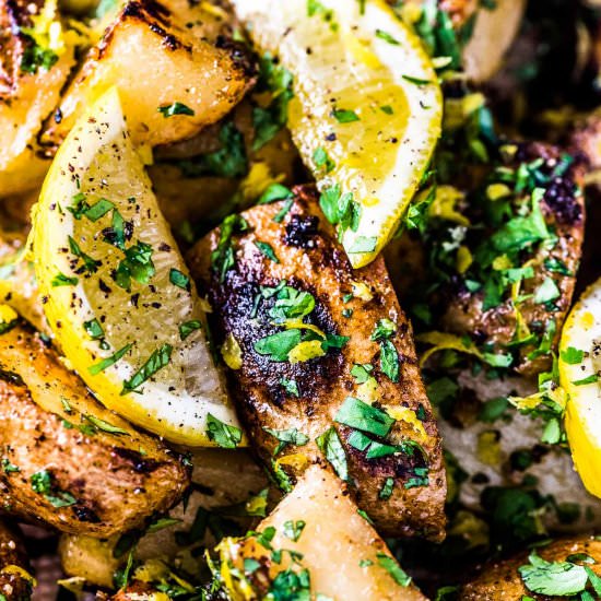 Greek Lemon Potatoes - Recipe photo by The Endless Meal