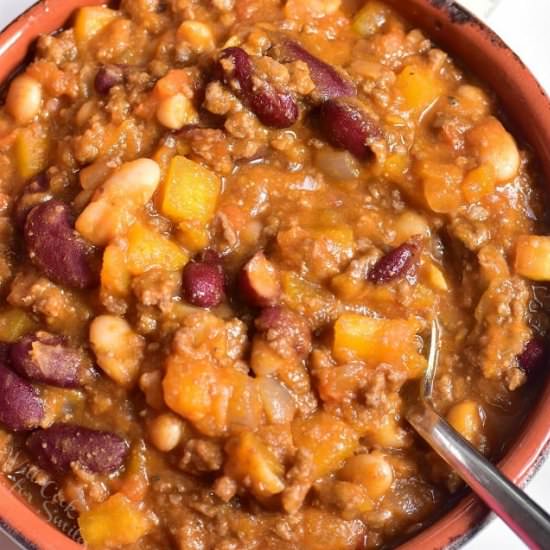 pumpkin Chili - Recipe photo by WillCookForSmiles
