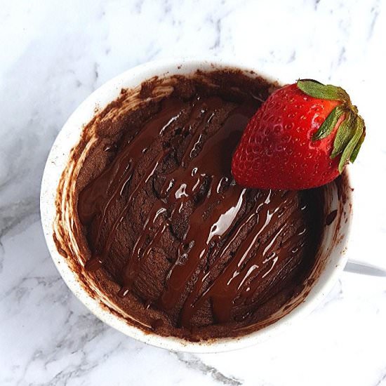 Keto Chocolate Mug Cake - Recipe photo by KetoMillenial