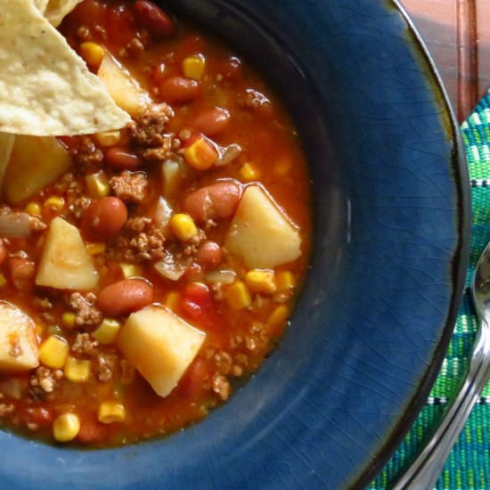 My Sisters Cowboy Stew Instant Pot - Recipe photo by Louisiana Woman Blog
