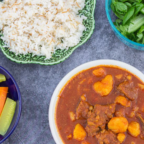 Potato Stew/Curry (Kari) - Recipe photo by HIldaskitchenblog