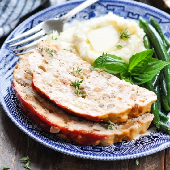 Turkey Meatloaf - Recipe photo by The Seasoned Mom