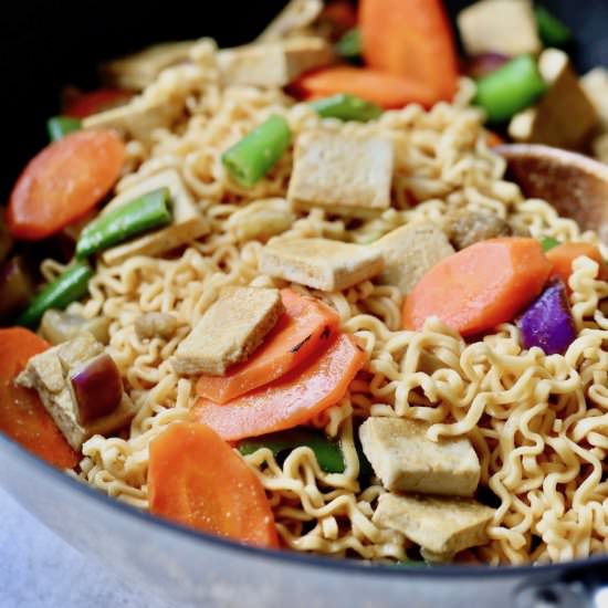 Quick and Easy Vegan Miso Noodles - Recipe photo by theconscientiouseater