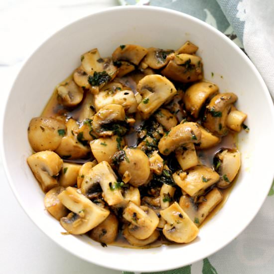 Indian Style Butter Garlic Mushroom - Recipe photo by ruchikrandhap