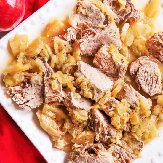Instant Pot Pork and Apples - Recipe photo by pipandebby