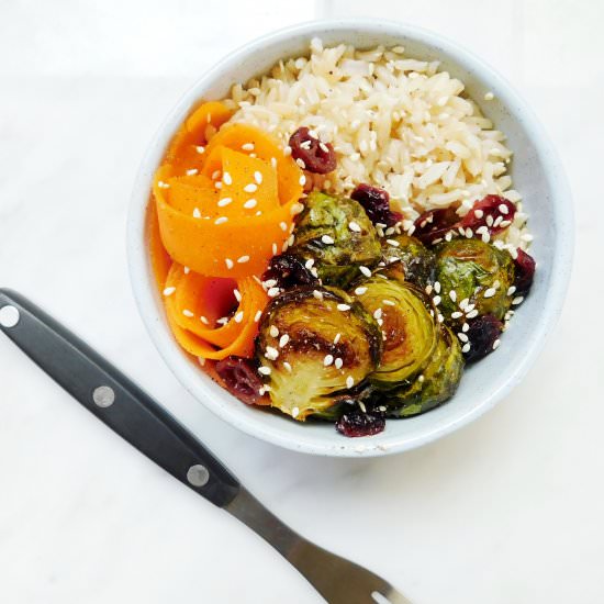 Maple Sprout Power Bowl - Recipe photo by a new green leaf