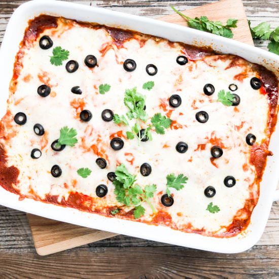 Turkey Enchilada Casserole - Recipe photo by cookingwithbliss