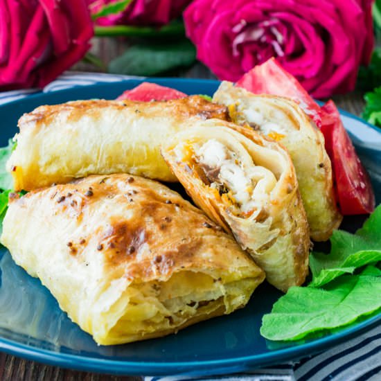 Mackerel Shawarma Lavash - Recipe photo by niftyrecipe