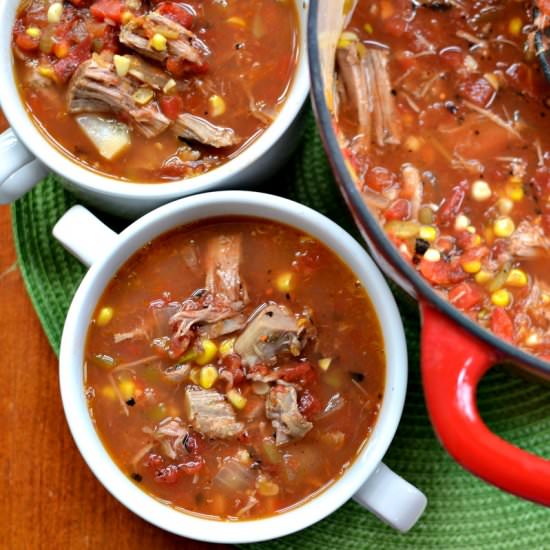 Smoked Pork Soup - Recipe photo by Small Town Woman
