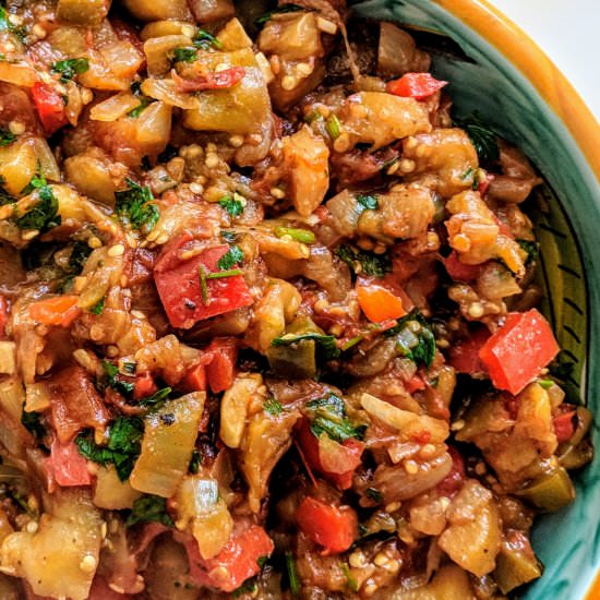 Eggplant Sauté - Recipe photo by CulinaryBeets