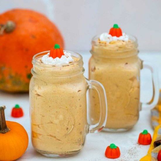 Pumpkin Mousse - Recipe photo by peasandpeonies