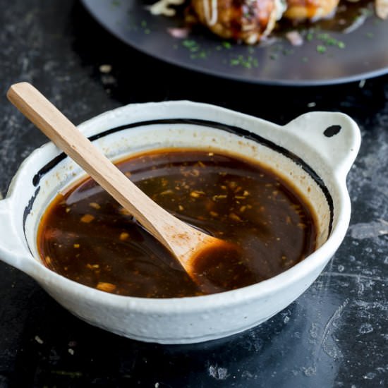 Japanese Takoyaki Sauce (Homemade) - Recipe photo by Wandercooks