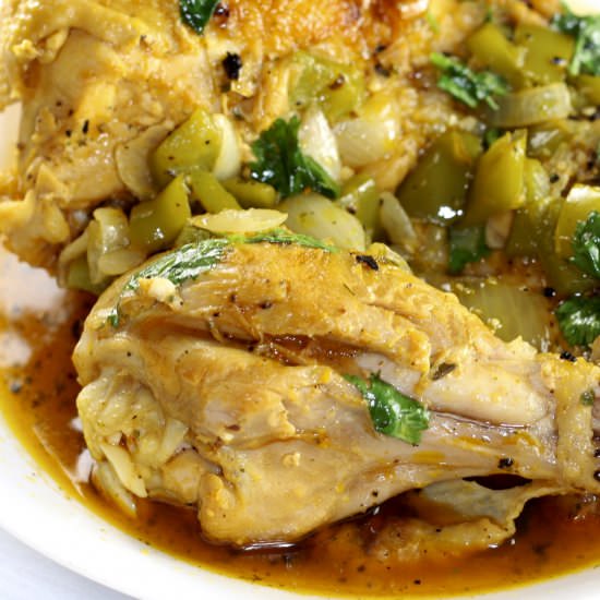 Belizean Stewed Chicken - Recipe photo by explorecookeat