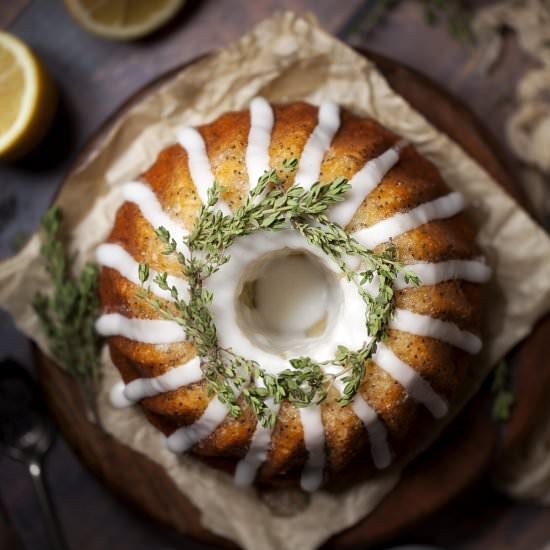 Lemon poppy seed drizzle cake - Recipe photo by littlesugarsnaps