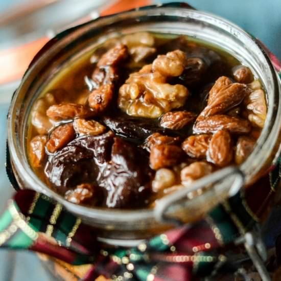 Whisky fruits and nuts - Recipe photo by larderlove