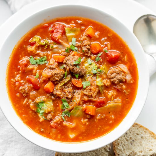 Cabbage Roll Soup - Recipe photo by Savingroomfordessert