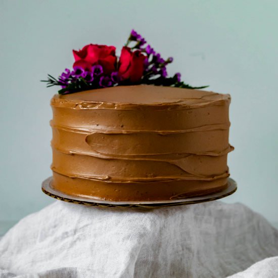 classic chocolate cake - Recipe photo by gatheredatmytable